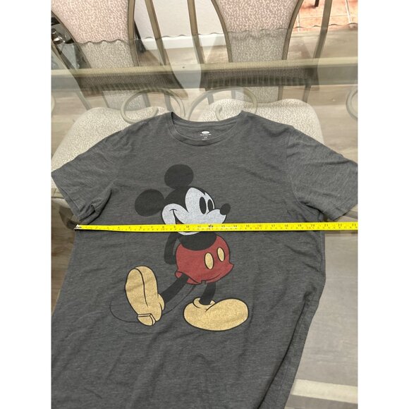 Old Navy Mickey Mouse Graphic Tee L/G Gray - Picture 6 of 7